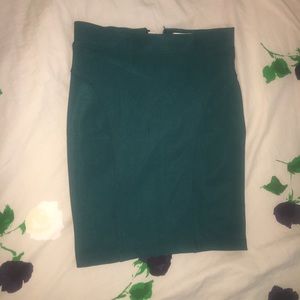 Aqua Pencil Skirt